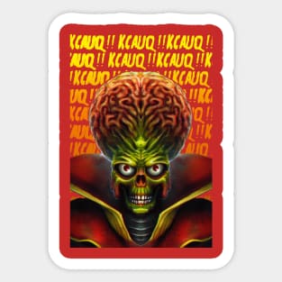 Mars Attacks Sticker